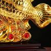 Resin Lucky Dragon Fish Decoration Statue - Sculpture Crafts  High Quality Home Living Room Office Decoration Animal Statue