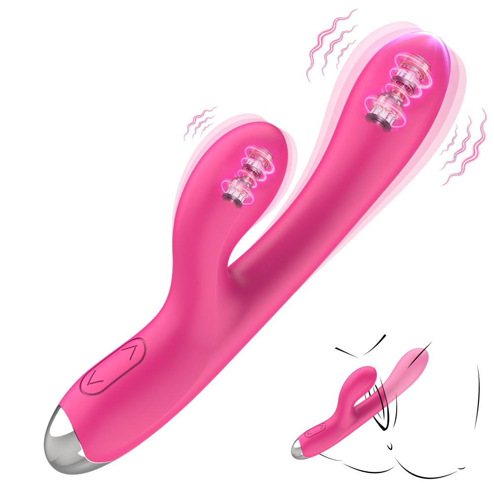 Powerful Rabbit Vibrator Female for Women G Spot Clitoris Stimulator Vagina Nipple Massage Dildo Silent Adults Sex Toy for Women