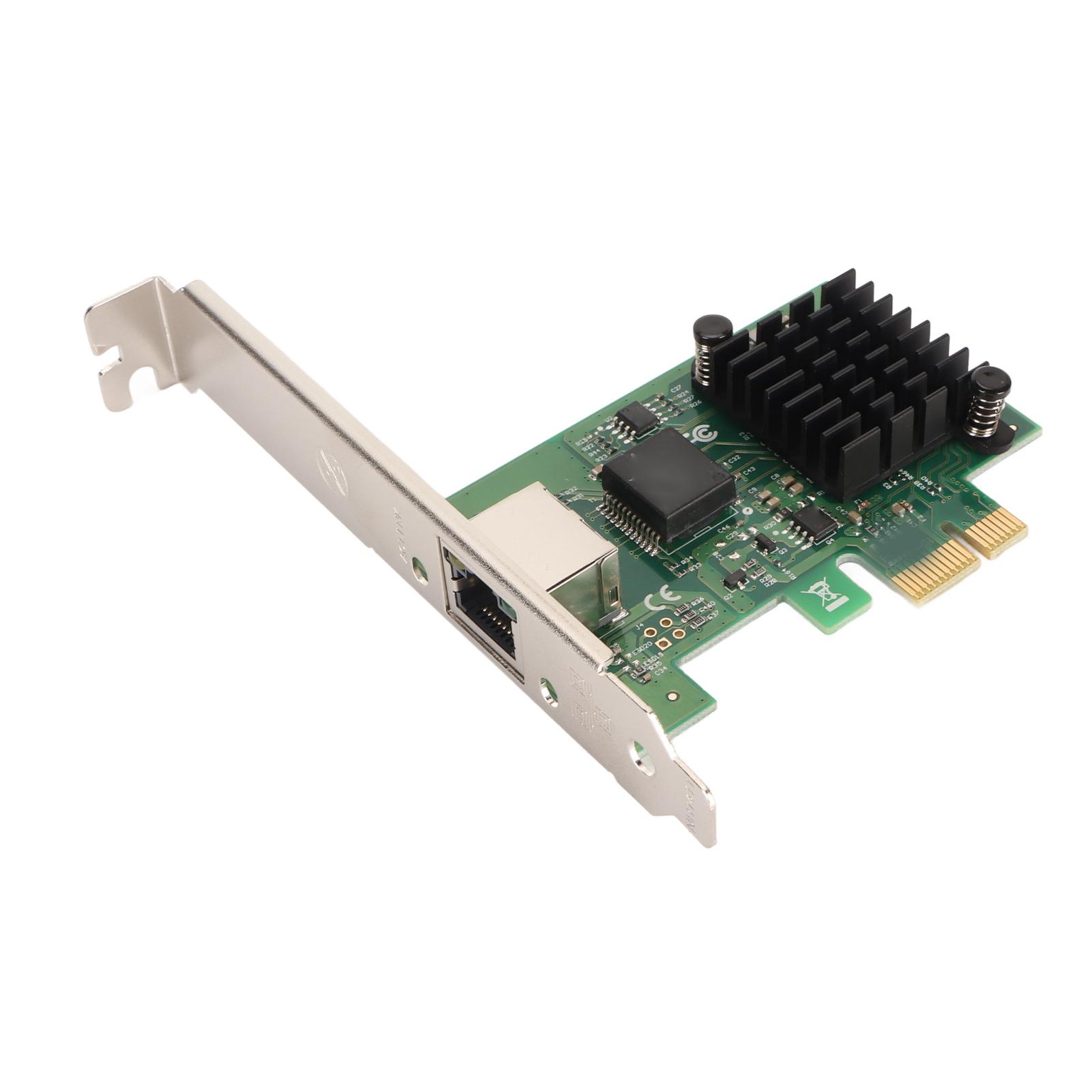 

I226 T1 PCI E X1 з одним портом 2.5G Ethernet мережевий адаптер Plug and Play Gigabit Ethernet Server