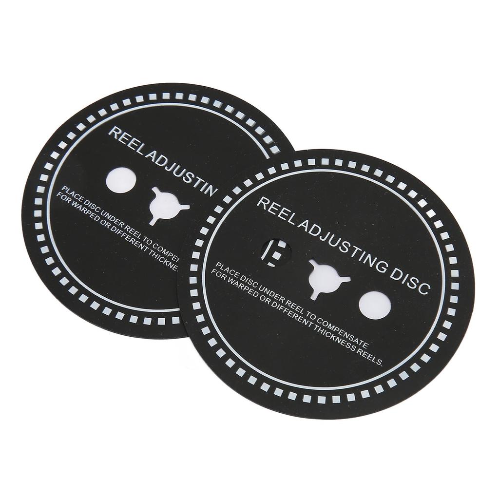 2KS Nab HUB Adaptér Podložka Silikonový Kotouč pro Nastavení Pásku pro Magnetofon Cívka-cívka Černý