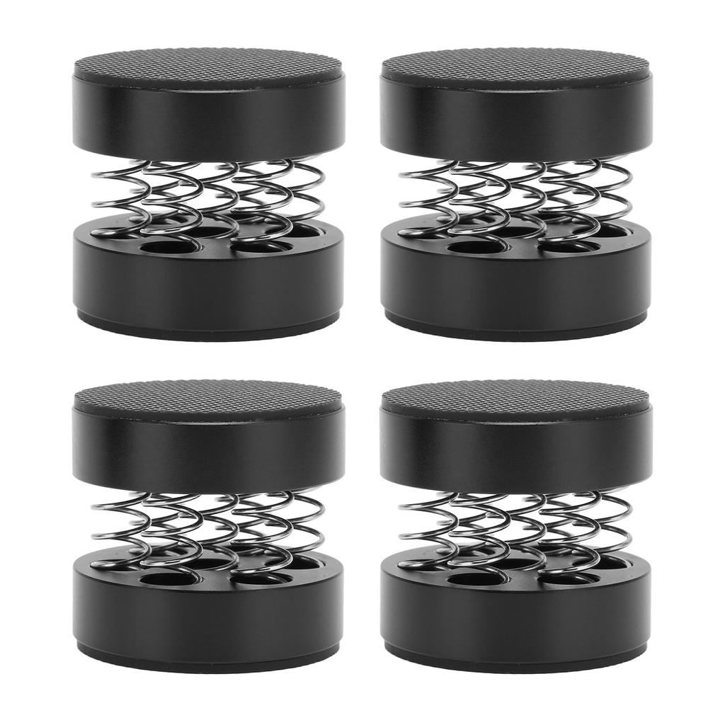4Pcs Aluminum Spring Speakers Spikes Isolation Stand Shock Absorption Bearing 9KG Speakers Isolation Plaform Pads