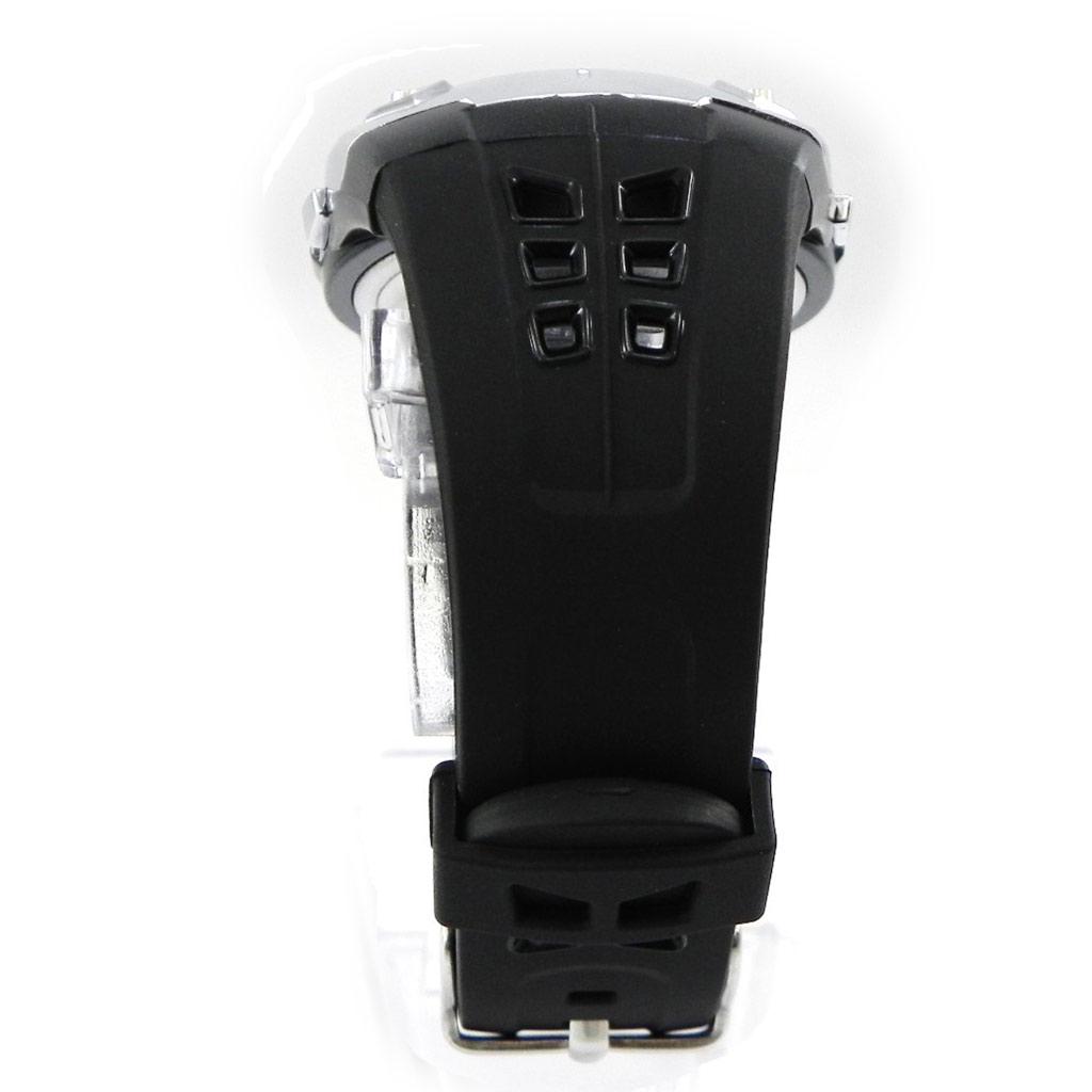 Les Trésors De Lily [I1061] - Montre Sport 'Busy' chrome noir