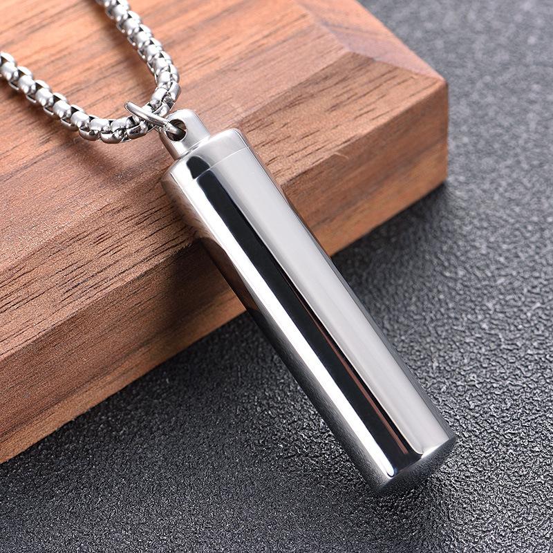 Schmuck Kann Parfumflasche öffnen Halskette Anhänger Schmuck für Männer und Frauen