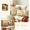 Zipper Closure Throw Pillow Covers Embroidered Pumpkin Fall Pillow Covers  Autumn Decor