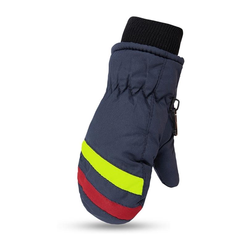 2-5 let Nepromokavé dětské lyžařské rukavice Zimní cyklistické rukavice Protiskluzové rukavice Teplé silné fleecové rukavice na snowboarding
