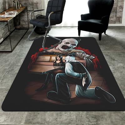 Terrifier Teppich Bodenmatte für Wohnzimmer oder Schlafzimmer Weicher und Bequemer Teppich ein Geschenk für Geburtstag und Feiertag.NFF0928598