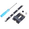 PCI E 4.0 NGFF 2230 A E Key Card Male to Female NVME Extension Adapter with Bracket for SSD 2280 Laptop Mainboard