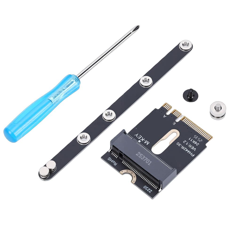 PCI E 4.0 NGFF 2230 A E Key Card Male to Female NVME Extension Adapter with Bracket for SSD 2280 Laptop Mainboard