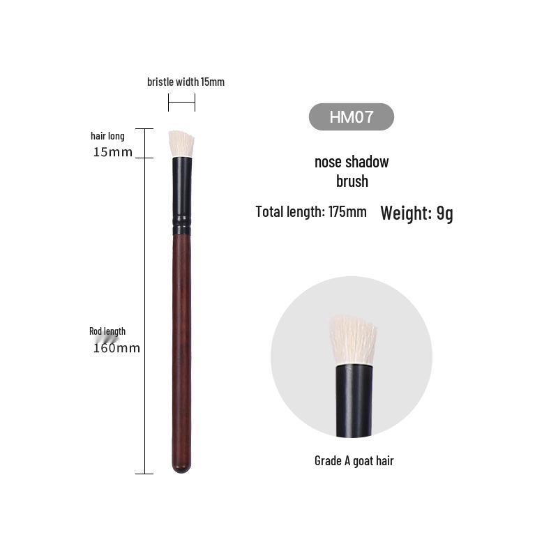 26-teiliges professionelles Make-up-Pinselset - Tierhaarpinsel für Lidschatten, Highlighter, Foundation und Rouge