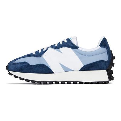 327 Niebiesko-białe sneakersy unisex U327LA
