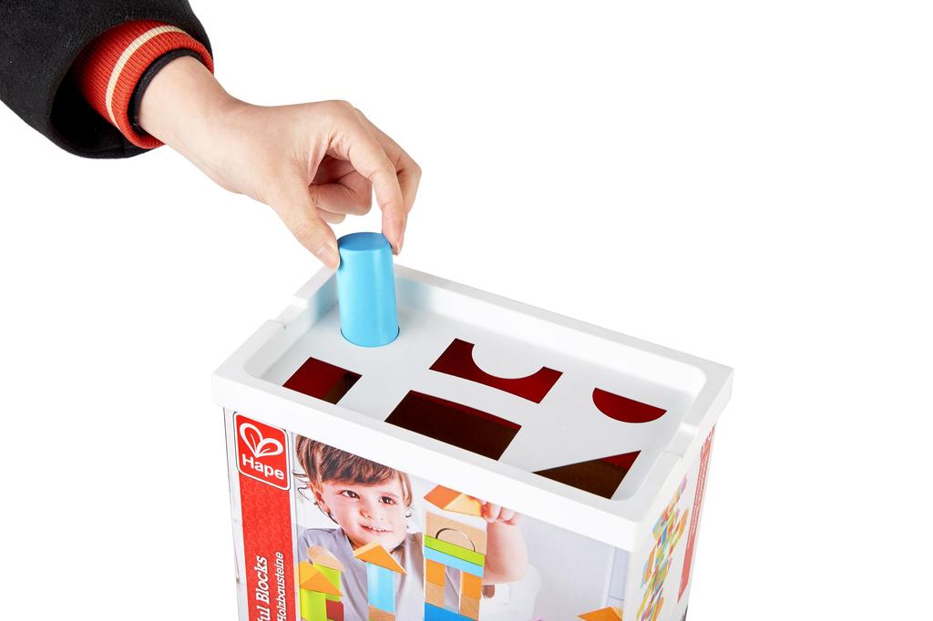 Hape Evropské barevné stavební kostky 101 E8247