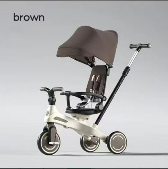 Multifunctional Children's Tricycle & Baby Stroller: 1-3 Years, Reclining, Lightweight Design