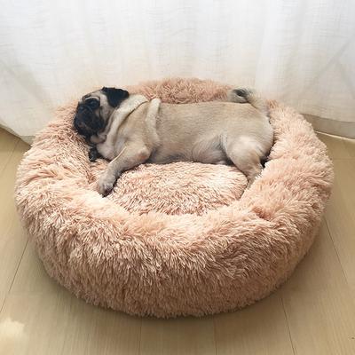 Cuccia super morbida per animali domestici, calda e invernale, per cani, cuccia per cani, gatti rotondi, lungo, in peluche, per cuccioli, tappetino per gatti