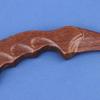 Golden Sandalwood Claw Knife, Whole Wood Carving, Wooden Handle Piece, Wooden Knife, Martial Arts Practice, Performance Training