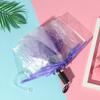Nanjiao Semi-Automatic Transparent 3-Fold Umbrella