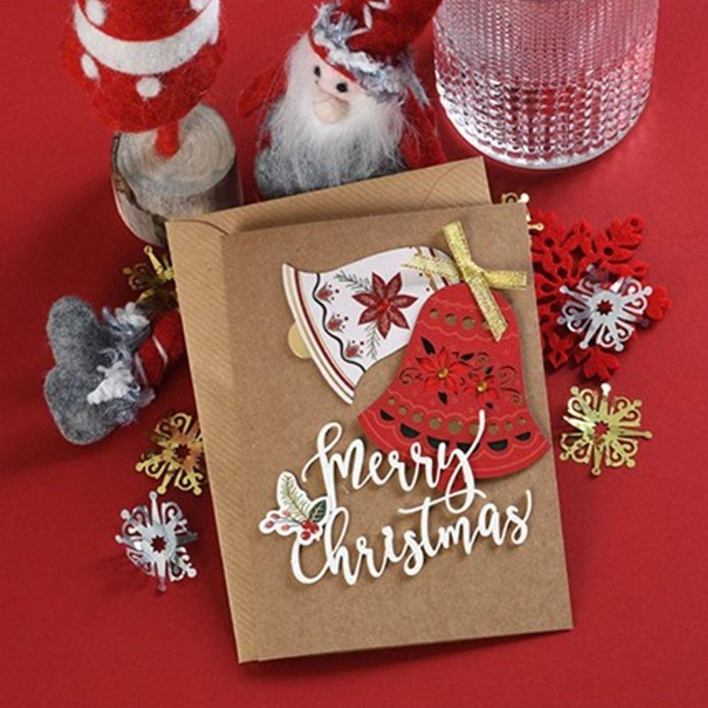 Foldable Greeting Card Kraft Paper Invitations Card Party Supplies Christmas Cards  New Year