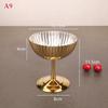 Stainless Steel Dessert Cup Ice Cream Cups Salad Goblet Retro High Base Bowl For Fruit Yogurt Snack Dish Bar Dinnerware