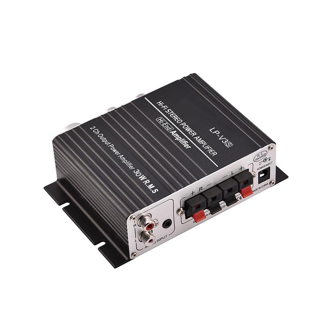 2 Channel HiFi Stereo Auto Car   Power Amplifier Digital Amp Silver