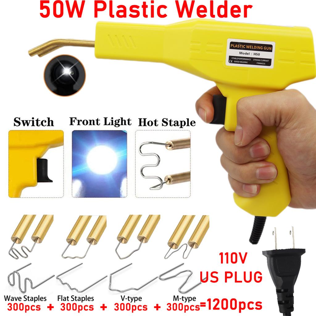 50W/150W Plastic Welder Soldering Iron for Plastic Hot Stapler Plastics Hole Repairing Tool Set Plastic Welding Gun Machine