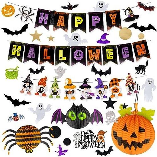 Halloween Decoration Garland Luxurious 60-piece Full Set Standard Dwarf Ornament