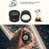 30x Glass Inspection Magnifier, Extremely Compact and Portable Desktop Magnifier, No Electricity Required, Classic