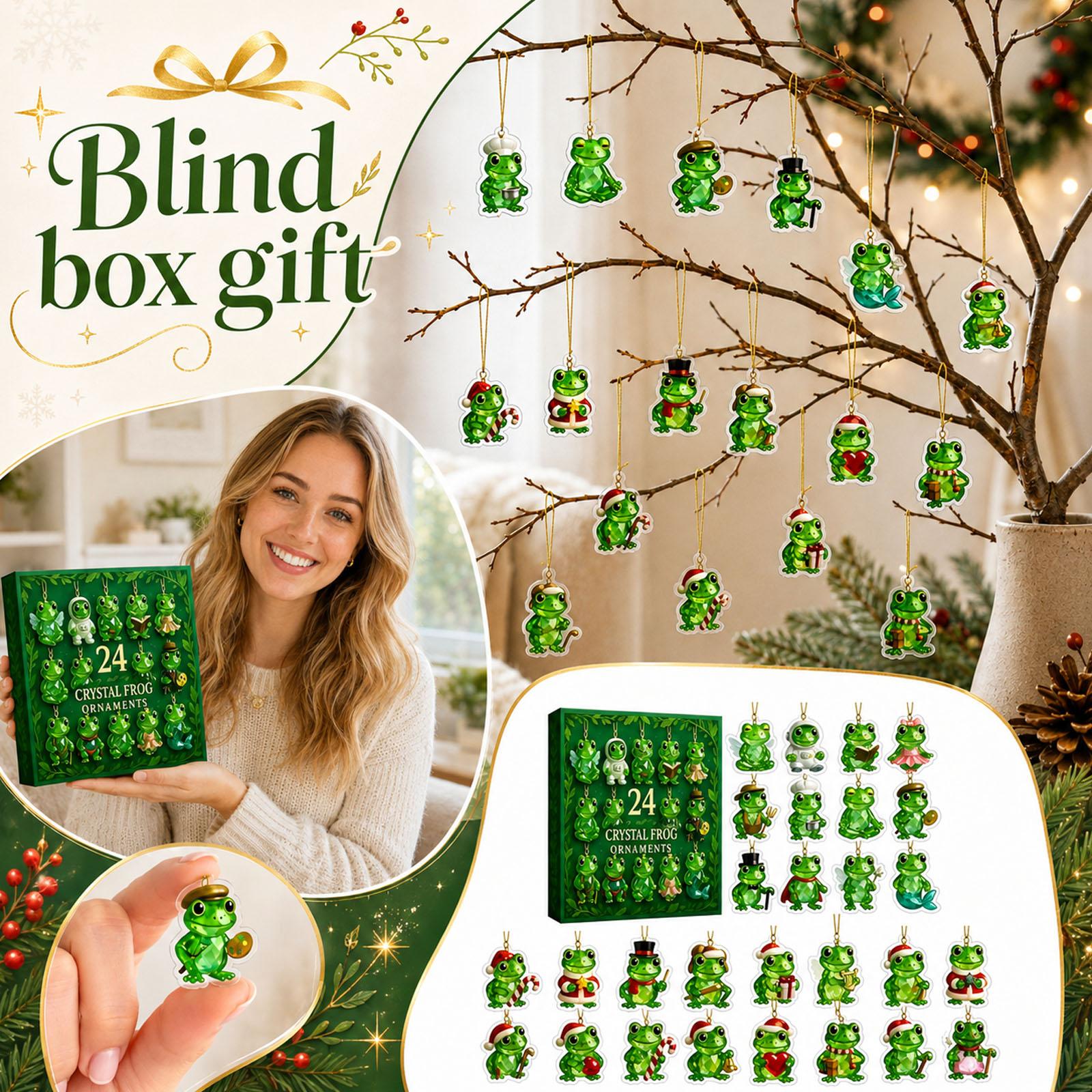 Acryl Weihnachts-Adventskalender Dekoration für Countdown zu den Feiertagen Heimdekoration One Size beige