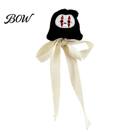 Cartoon Style Halloween Curtain Decor Tiebacks, Funny Witch Hat Pumpkin Ghost Window Straps, Soft Polyester Cotton Tiebacks Lightweight Adjustable