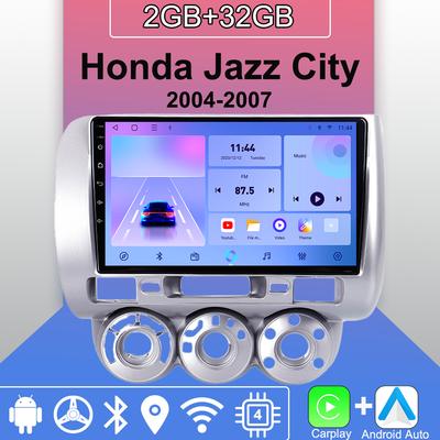 Android Carplay Car Radio For Honda Jazz City 2004-2007 Multimedia Player Head Unit Stereo GPS Navigation BT WIFI 2+32GB