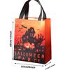 2024 New Halloween Gift Bags Pumpkin Creative Cartoon Hot Press Coated Non-woven Handbags Takeaway Bags Can Be Printed Logo
