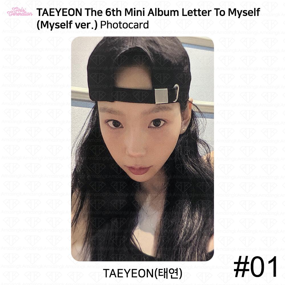 

Taeyeon 6th Mini Album Letter To Myself Официальная фотокарточка KPOP K-POP SNSD Myself ver #1