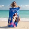 Personalized Customized Proof Beach Towel with Ms. Rachel Pattern - Soft, Absorbent,quick-drying,perfect Swimming,camping&bathing