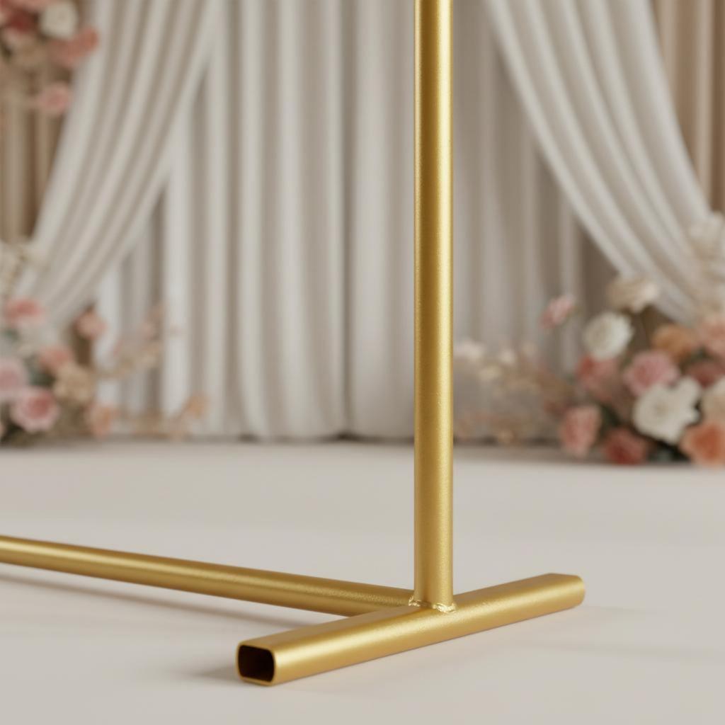 10 Sets Curved Arch Arch Frame Sturdy Metal Backdrop Arch Curved Arch Backdrop Stand Modern Look Event Decor for Ceremony