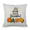Pumpkin Thanksgiving Throw Pillow Cover Pillowcase Decorative Sofa Cover Cushion