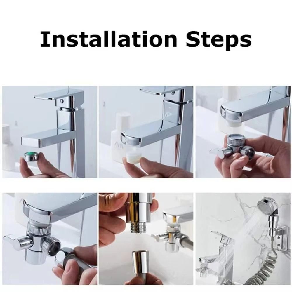 Water Saving Baby Bath Shower Head 2 Modes Bathtub Shower Nozzle Sink Faucet Hose Sprayer  Kids