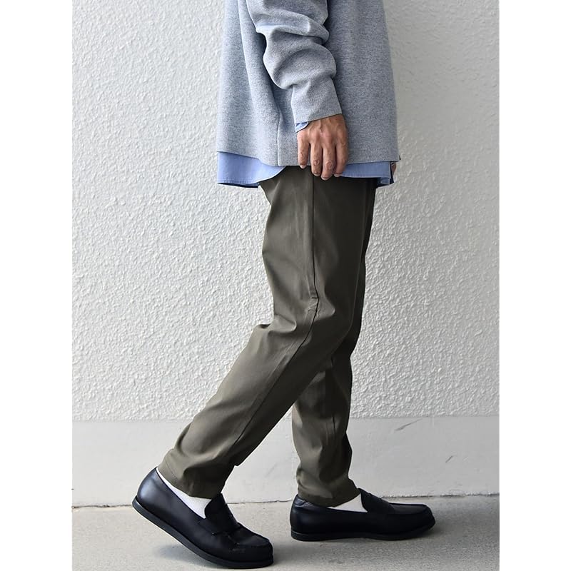 [Ships Any] pants Machine washable UV cut super stretch tapered easy men's 713100040 olive L