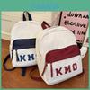 Childrens Study Backpack Lightweight School Travel Girls Nylon Breathable With Letter Pattern For Education