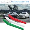 3 buc 3 culori mașină lucioasă bara de protecție față grătar benzi de decorare capac pentru mașină Maserati Levante 2017-2018
