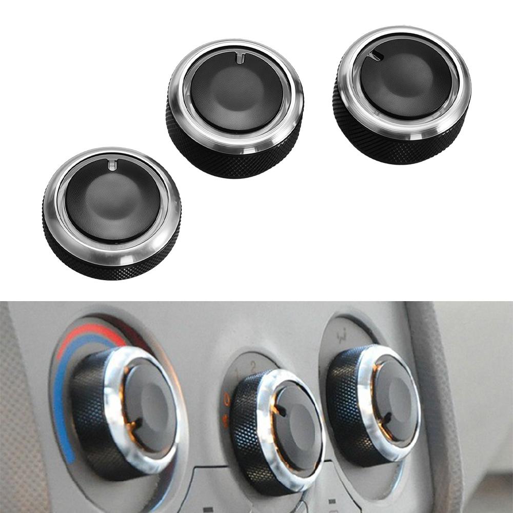 3Pcs/Set For Chevrolet Sail 2008-2014 Air Conditioning Knob Ac Knob Heat Control Switch Button Knobv Car Styling