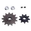 420 Chain Sprocket Set 9 and 13 Tooth Sprockets Nuts Short Keys for MY1016Z MY1018 Brushed Gear Motor