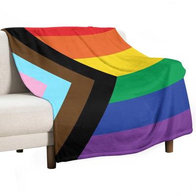 Koc Pride Piękny Kratka Drzemka prezenty świąteczne Koce