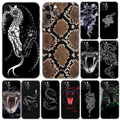 Horror Animal Cobra Phone Case For iPhone Samsung Galaxy Redmi Xiaomi Oppo OnePlus Note S A 7 8 9 10 11 12 13 14 20 21 22 23 53 54 Pro Max Plus Ultra