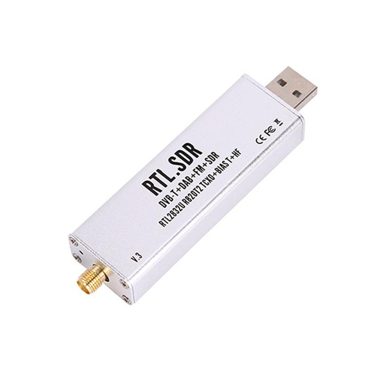RTL-SDR V3 R820T2 RTL2832U 1PPM TCXO SMA Программно-определяемое радио 70 x 28 x 14 mm