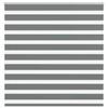 VidaXL Store Zèbre Gris Foncé Largeur Du Tissu 135,9 Cm Polyester, Store Enrouleur Zébré, Store Zébré Pour Fenêtre, Store 4014139