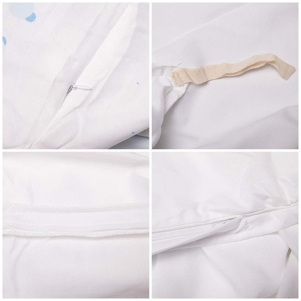 Purple Marble Bedding Three-Piece Quilt Cover