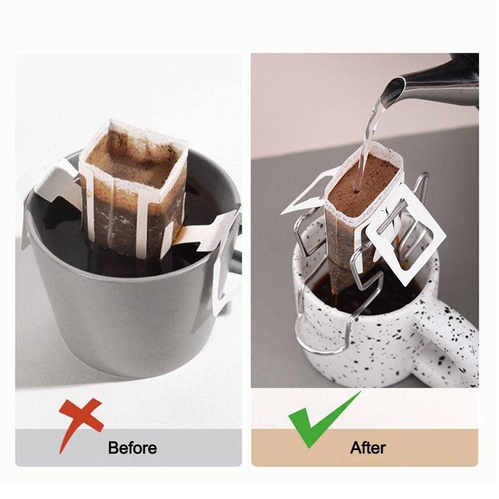 304 Stainless Steel Coffee Dripper Holder Universal Coffee Filter Paper Holder