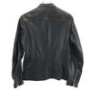 LIDNM Sheep Leather Leather Jacket S Black Men's Used