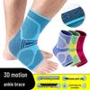 Multi-color Compression Knit Ankle Brace - Breathable, Anti-sprain Support for Basketball, Football, Cycling.