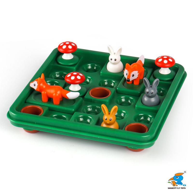 

Little Darling Rabbit Jump: Kids Educational Toy for Logic & Spatial Thinking, Perfect for Parent-Child Play.