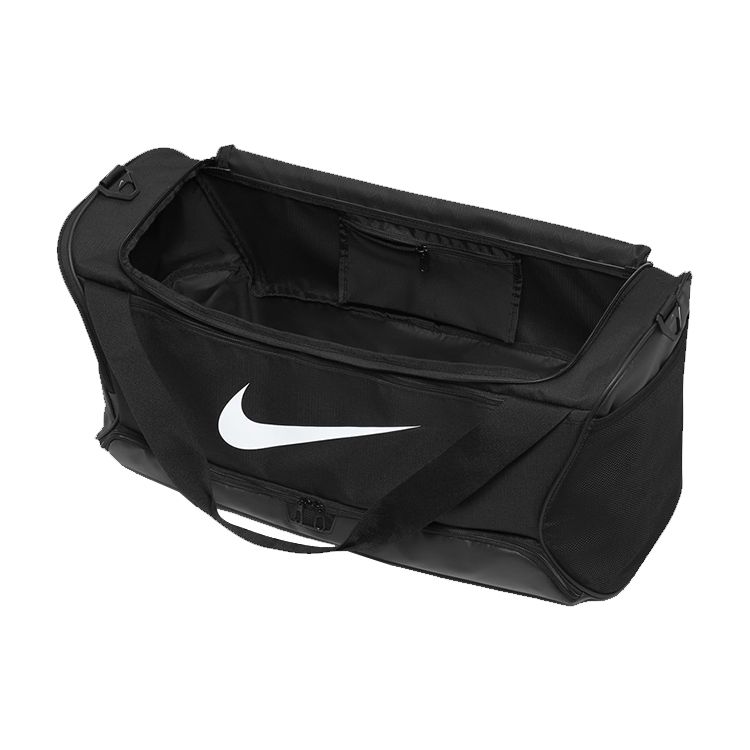 Nike 60L Großer Logo Sport Fitness Kapazität Polyester Tragetasche Umhängetasche Gepäck Reise Tasche Unisex Taschen Schwarz DH7710010
