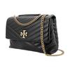 Tory Burch Kira Acolchada Cuero Cadena Correa de Hombro Bolso Cruzado de Cuero Grande Bolsos para Mujer Negro 90446-001